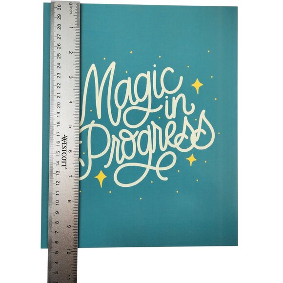 Art Print Inspirational "Magic in Progress" 8X10 New - Store Closeout - USA - Picture 3 of 7